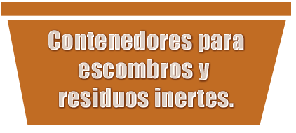 Contenedores Ángel contenedor para escombros y residuos